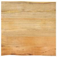 Tafelblad met natuurlijke rand 60x60x3,8 cm massief mangohout
