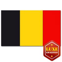 Luxe kwaliteit Belgische vlag - thumbnail