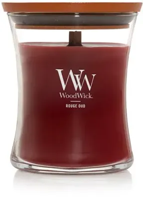 WoodWick medium candle rouge oud