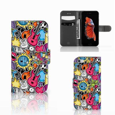 Apple iPhone 6 | 6s | Wallet Case | met Pasjes | Punk Rock