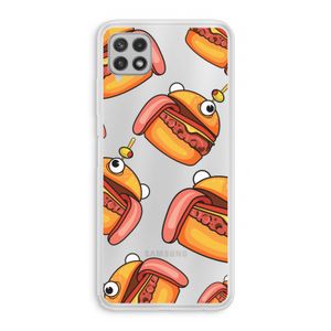 Hamburger: Samsung Galaxy A22 4G Transparant Hoesje