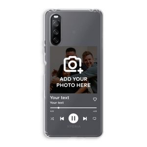 Music Player: Sony Xperia 10 III Transparant Hoesje