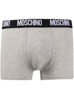 Moschino boxer à taille à logo - Gris