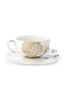 Pip Studio Royal White Thee Kop en Schotel