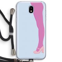 Pink panty: Samsung Galaxy J5 (2017) Transparant Hoesje met koord