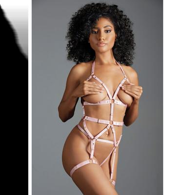 Allure Claire - 2-delige Open Set met Bandjes - One Size