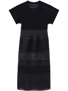 Proenza Schouler robe mi-longue en laine mélangée - Noir