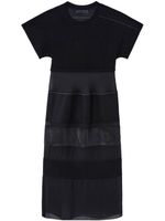 Proenza Schouler robe mi-longue en laine mélangée - Noir