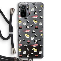 Sushi time: Xiaomi Redmi Note 10 Pro Transparant Hoesje met koord