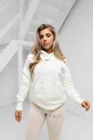 Nike Sportswear Phoenix Fleece Hoodie Dames Gebroken Wit - Maat XS - Kleur: Wit | Soccerfanshop