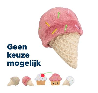 TRIXIE IJSJE OF CUPCAKE PLUCHE MET CATNIP ASSORTI