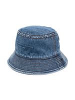 Alexander Wang bob en jean à logo brodé - Bleu