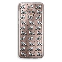 Zwarte poes: Motorola Moto G6 Transparant Hoesje