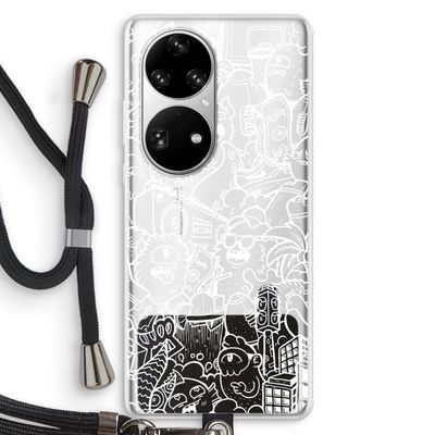 Vexx City #2: Huawei P50 Pro Transparant Hoesje met koord