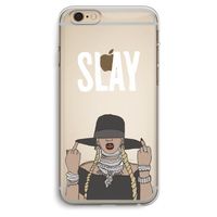 Slay All Day: iPhone 6 Plus / 6S Plus Transparant Hoesje