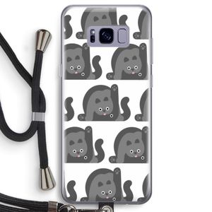Cats: Samsung Galaxy S8 Transparant Hoesje met koord