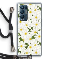 Summer Daisies: Oppo Find X3 Neo Transparant Hoesje met koord