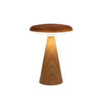 Anna's Collection Tafellamp usb oplaadbaar bamboe 20x12cm