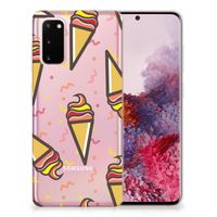 Samsung Galaxy S20 Siliconen Case Icecream