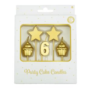 Paperdreams Party Cake Candles - 6 Jaar