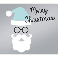Etiket / Sticker KERST Kerstman Merry Christmas 500 stuks