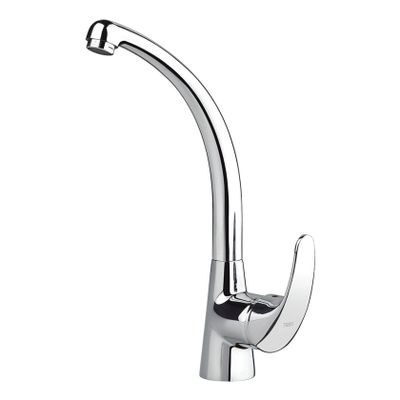 Keukenkraan Tres MonoTres 2000 | Opbouw | 360° Draaibaar | Mengkraan | 1-hendel | Rond | Chroom