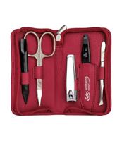 Erbe Solingen 5-delige manicure etui rood (erbe9016) Erbe Solingen 5-delige manicure etui rood (erbe9016)
