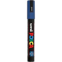 Uni-Posca Posca marker, afm pc-5m, lijndikte 2,5 mm, medium, blauw, 1 stuk