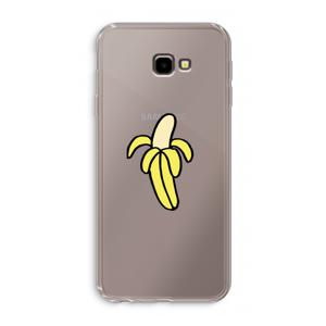 Banana: Samsung Galaxy J4 Plus Transparant Hoesje