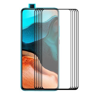 Voor Xiaomi Redmi K30/K30 Pro 5 PCS ENKAY Hat-Prince Volledige Lijm 0.26mm 9H 2.5D Tempered Glass Full Coverage Film