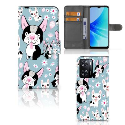 PPO A57 | A57s | A77 4G | Telefoonhoesje | Met pasjeshouder | Hondjes