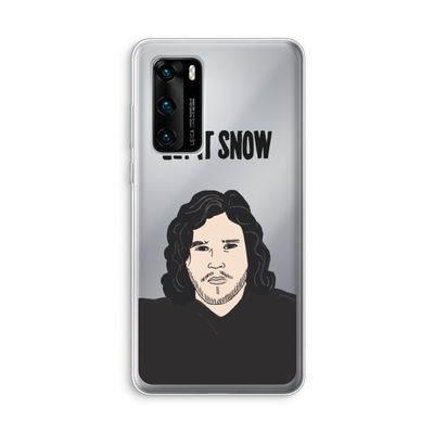 Let It Snow: Huawei P40 Transparant Hoesje