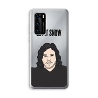 Let It Snow: Huawei P40 Transparant Hoesje