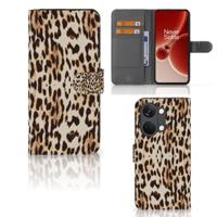 OnePlus Nord 3 | Telefoonhoesje | Met pasjeshouder | Leopard