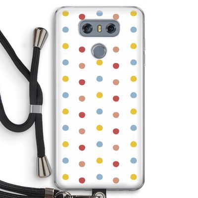 Bollen: LG G6 Transparant Hoesje met koord