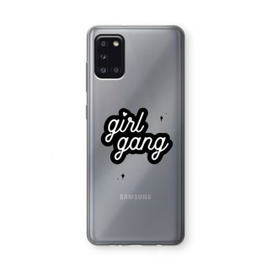 Girl Gang: Samsung Galaxy A31 Transparant Hoesje
