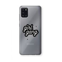 Girl Gang: Samsung Galaxy A31 Transparant Hoesje