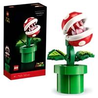 LEGO Super Mario 71426 Piranhaplant, gelede figuur met buis en 2 stuks, model voor volwassenen, cadeau-idee