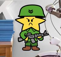 Muursticker ster militair
