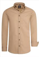 Italian Style - Heren Overhemd - Camel - Casual - Style-Italy