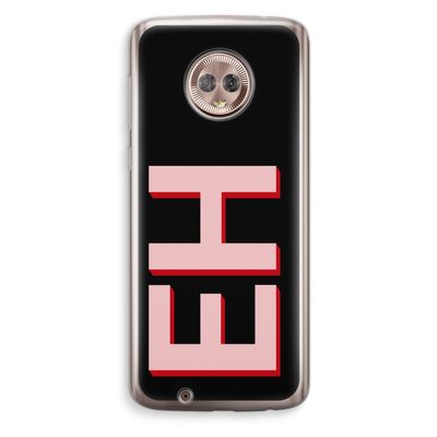 Monogram: Motorola Moto G6 Transparant Hoesje