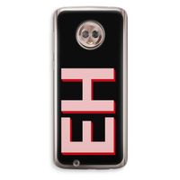 Monogram: Motorola Moto G6 Transparant Hoesje