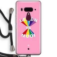 Het Leven Is Mooi: HTC U12+ Transparant Hoesje met koord