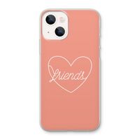 Friends heart: iPhone 13 Transparant Hoesje