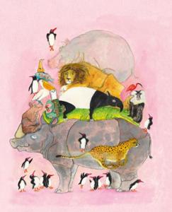 Springende pinguins en lachende hyena&apos;s (Hardback)