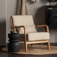 WOOOD Fauteuil Mark Stof - Naturel