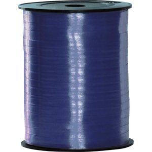 Blauw cadeau sier lint 500 meter x 5 milimeter breed