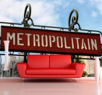 Muursticker Parijs Muurfoto binnenkomen van metro parijs Muursticker Parijs Muurfoto binnenkomen van metro parijs
