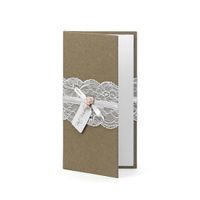 Bruiloft notitieboek bruin - thumbnail