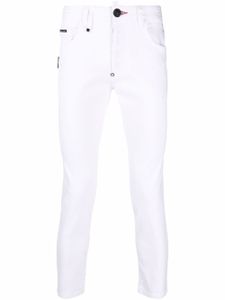 Philipp Plein jean skinny à taille basse - Blanc